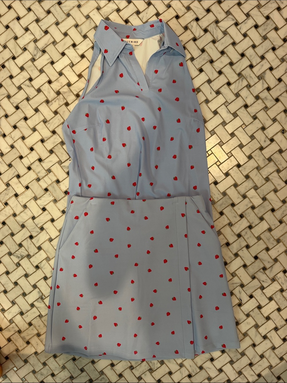 Light Blue set strawberry
